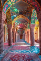 Wall Mural - Mesquita Nasir ol Molk iran artwork, generated with AI