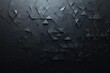 Black low poly background with triangles and dots, dark polygonal wallpaper vector illustration. 