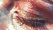 Abstract background for cosmetic products. Close up of makeup texture, bright and sparkles beauty