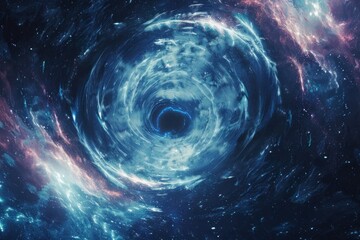 Wall Mural - space exploration scenes with interdimensional portals., background, galactic whirlpool illustration