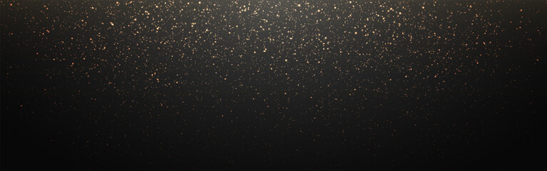 Wall Mural - glitter gold background. shining particles for award ceremony template. elegant falling dust. luxury