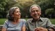 © sitifatimah - Joyful Elderly Hispanic Couple Outdoors