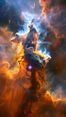 Wall Mural - Nebula Galaxy Space