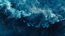 Velvety Tendrils Of Jade Smoke Swirling Against A Canvas Of Midnight Blue, Weaving Tales Of Ancient Forests And Hidden Realms Within The Depths Of The Night. 