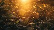 Sunrise-Lit Mockup Poster, Dew-Kissed Morning Golden Light, AI Created