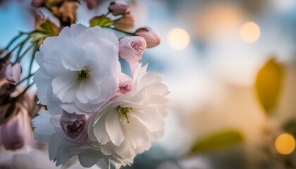 Wall Mural - Kirschblüten im Sonnenlicht und schönen Bokeh.