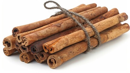 Poster - Bunch of tied cinnamon sticks