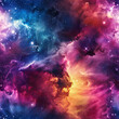Vibrant Nebula - Colorful Celestial Tapestry