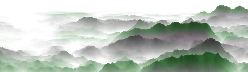 Wall Mural - panorama of the mountains