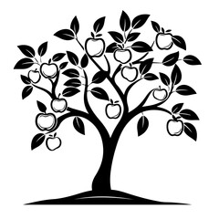 Sticker - Apple Tree With Fruit