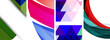 A vibrant plantthemed collage featuring purple triangles, violet rectangles, and electric blue shapes on a white background. The pattern showcases symmetry and uses magenta accents in a modern font
