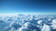 © The 2R Artificiality - View of blue sky and clouds from airplane