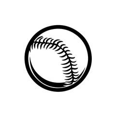 Sticker - Baseball ball stitch