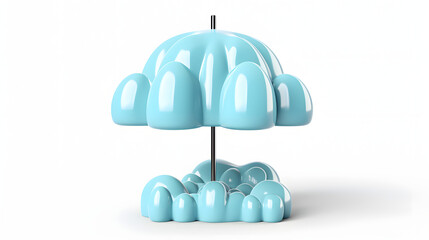 Canvas Print - Rainy Icon 3d