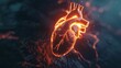 An illustration of a glowing heart.