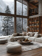 © Anja K - Gemütliches Zimmer im Winter, made by AI