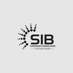 SIB logo. S I B design. White SIB letter. SIB, S I B letter logo design. Initial letter SIB linked circle uppercase monogram logo. S I B letter logo vector design. top logo, Most Recent, Featured,