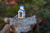 Fototapeta Pomosty - Small chapel, Rhodes Island, Rhodes Town, Greece