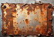 Rusty metal canvas. Grunge rusted metal texture background