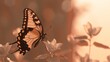 Photographs a butterfly in midflight, the sunlight filtering through its translucent, vibrantly colored wings, showcasing the grace and beauty of its delicate form