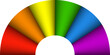  LGBT Pride 3D Rainbow in Transparent Background. Rainbow colors, LGBTQ community, celebration, equality, diversity