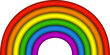  LGBT Pride Colors Rainbow in Transparent background. Rainbow colors, LGBTQ community, celebration, equality, diversity