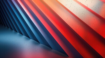 Poster - Create a red and white and blue gradient stripes background used for social media. Generative AI.