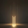 Zenith Light, Simple, upward strokes of light in a minimal composition, symbolizing hope and ascension with understated elegance