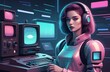 © Rama - woman with computer