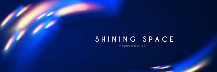 Wall Mural - motion light effect. shining magic background and liquid speed light