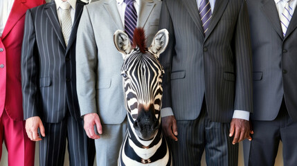 A group of men wearing suits standing side by side, showcasing professionalism and formality in their attire