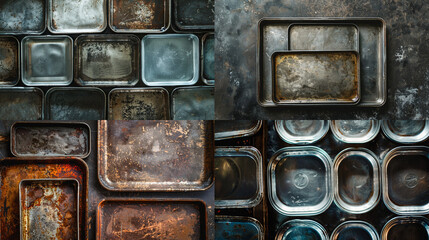 Wall Mural - old metal box