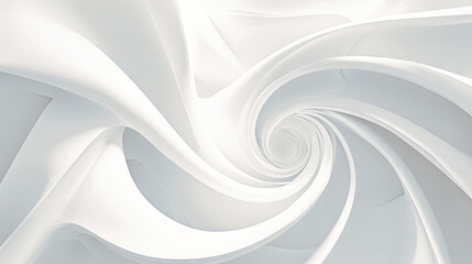 Wall Mural - White Background With a Spiral Design