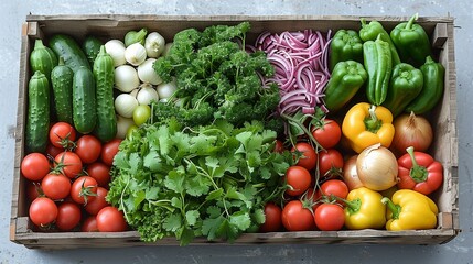 Wall Mural - An array of Desi vegetables, fresh from the harvest, exudes rustic charm and wholesome goodness against a clean white canvas-1