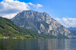 Lake Traun Traunsee in Upper Austria summer season
