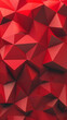 Red Polygons and Facets Background for Modern Design