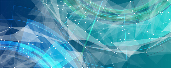 Technology abstract futuristic science background for internet business. Big data concept.