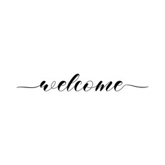 Wall Mural - welcome