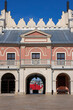 Lublin Castle, view from the courtyard on the facade with the main entrance, Lublin, Poland