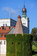 Tower of Seven Coats, in the background medieval Ducal Castle, Szczecin, Poland