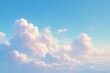 Colorful clouds in the sky, with pastel colors in a dreamy, fantasy style 