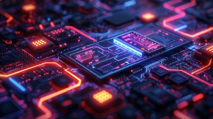 Leinwandbilder - Coding and web development. Cross-platform website development. Isometric concept illustration for laptop, tablet, telephone screens.