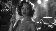 © Matus - Smoke and Style: Retro Flapper with Cigarette Holder, generative ai