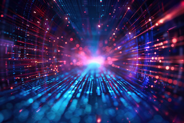 Wall Mural - abstract background with lights. a slide background for showcasing digital and creative content. bac