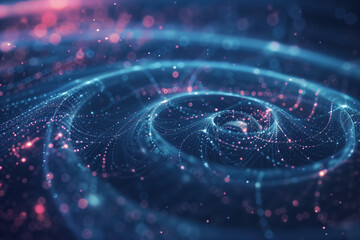 Wall Mural - abstract background with lights. a slide background for showcasing digital and creative content. bac