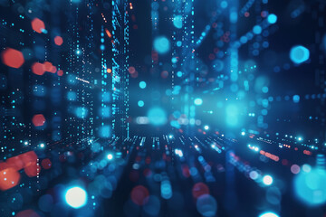 Wall Mural - abstract background with lights. a slide background for showcasing digital and creative content. bac