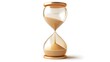 © pkproject - Detailed 3D Hourglass Icon with Flowing Sand Representing Time Management and Passing Moments