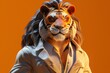 fashionable style of a lion tiger 3D