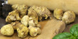 delicious mushroom truffle on a wooden board