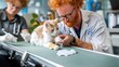 © Dionisio - veterinarian checking the cat in his office